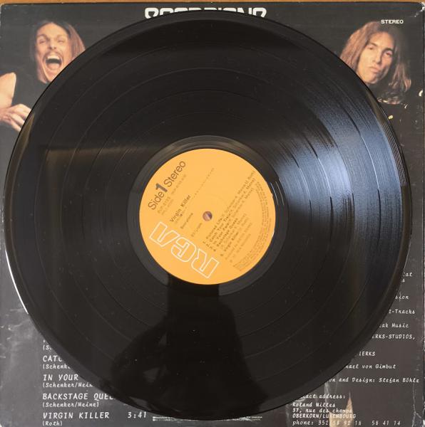Lp Scorpions Virgin Killer ATENÇÃO RARIDADE CAPA PROIBIDA JAPÃO DE