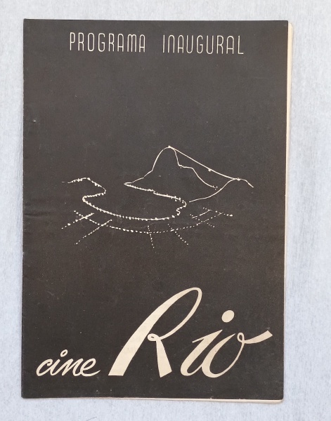 CINE RIO  Programa Inaugural    Sem paginação. Grampos retirados. 16 x 23 cm.