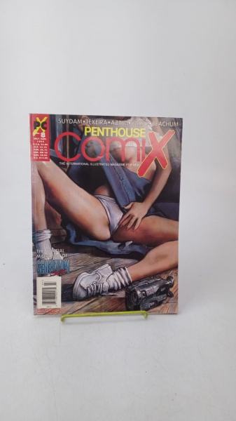 Revista Penthouse Comix July/August 1995; Editora: Bob Guccione; Idioma: Inglês; 96 páginas. Gibi de capa brochura em bom estado para leitura. Oxidação e amarelado em todo o exemplar. Desgastes nas extremidades. Dimensões: 20,5 cm x 27,5 cm x 1 cm. Peso: 0,416 kg.