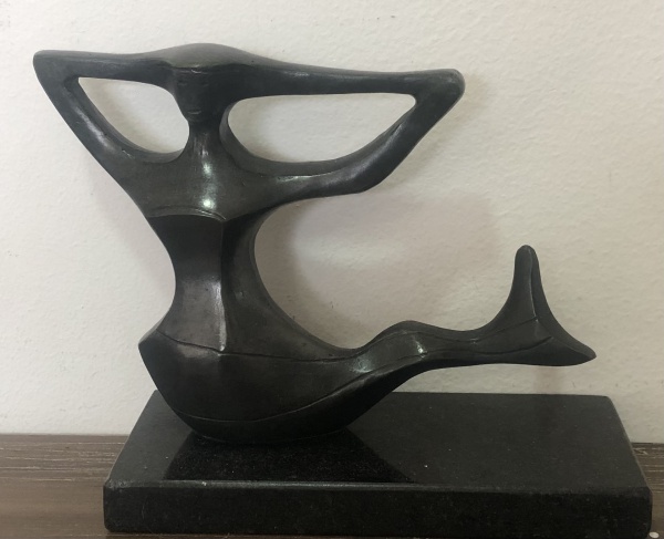 ALFREDO CESCHIATTI - Sereia - Escultura em Bronze - 20x24cm - Assinado -