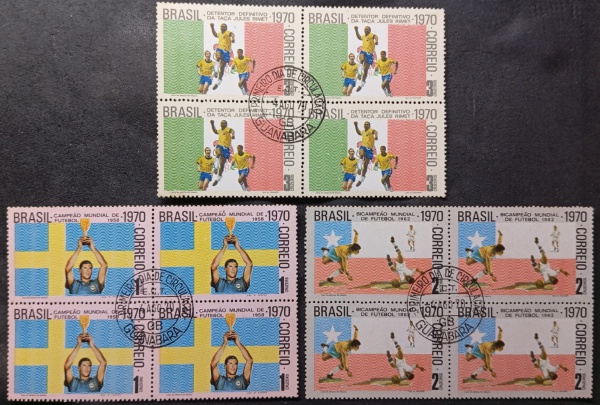 (160200) - Brasil - Série em quadras C680/C682 com CPD Guanabara - Brasil Tricampeão Mundial de Fute