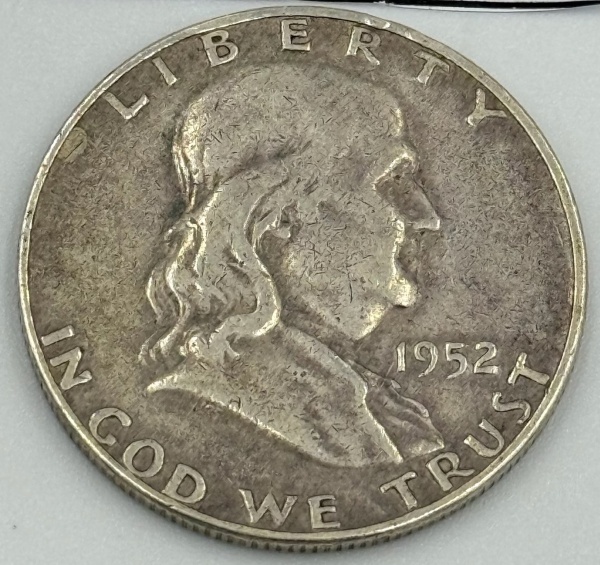 Lote 166 Moeda half dólar prata 1952 Estados Unidos da América Período Estados Unidos da ... Valor i