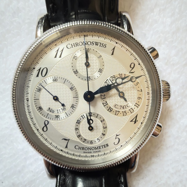 Relogios . Lindo Relogio Chronoswiss Chronometer Chronograph CH 7523 (04 530) Automático, ...