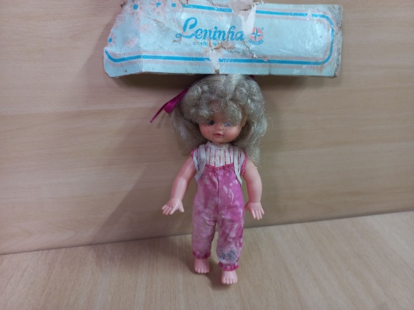 Antigo Brinquedo Boneca Leninha da Estrela anos 80, no estado como mostram as fotos