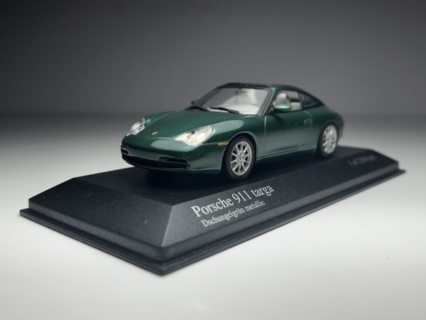 1990 Porsche 911 Turbo Preto - Minichamps Escala 1/43 m
