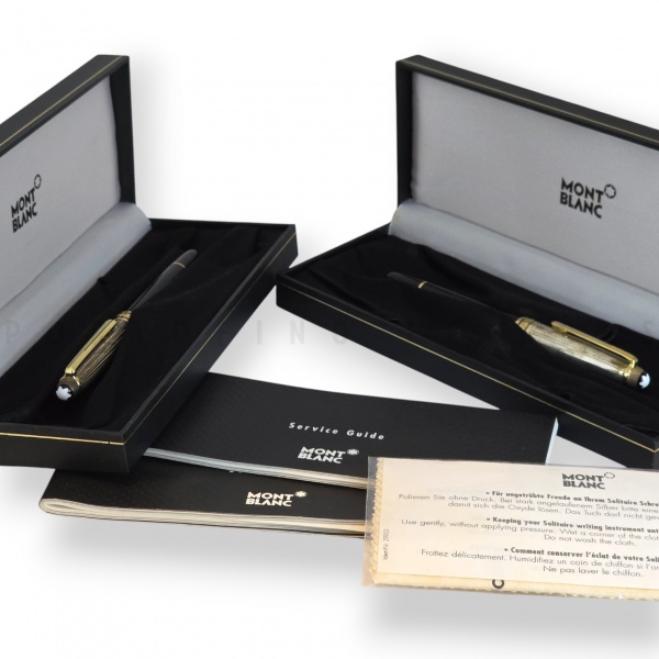 Canetas . Caneta original Montblanc  do tipo rolerball da coleção foto 2