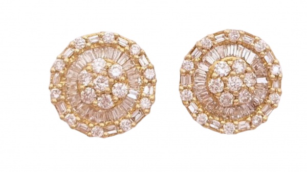 Joias . Colar em Ouro Branco 18K com Diamantes Brilhantes e Nav foto 1
