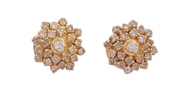 Joias . Colar em Ouro Branco 18K com Diamantes Brilhantes e Nav foto 4
