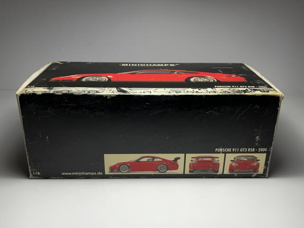 ミニカー MINICHAMPS Porsche 911 GT3 RSR 2004 2004 Porsche 911 GT3 RSR Vermelho - Minichamps Escala 1