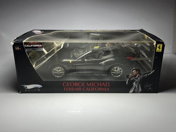 Ferrari California George Michael Preto - Hotwheels Eli