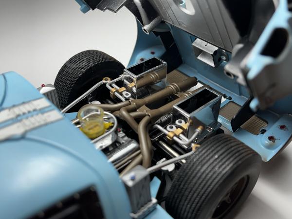1966 Ford GT40 MKII Ken Miles Azul Claro #1 - Shelby Co