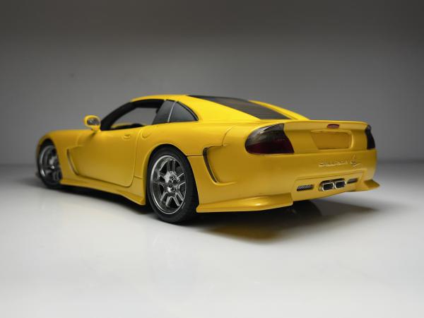 オートアート 1/18 CALLAWAY C1 Callaway C12 Amarelo - Autoart Escala 1/18 miniatura em