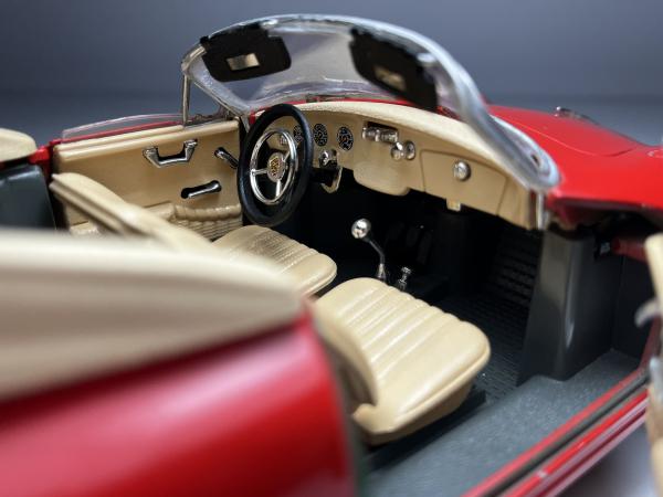 1961 Porsche 356 B Conversível - Burago Escala 1/18 min