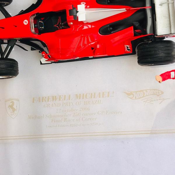 MICHAEL SCHUMACHER Edição Especial HOT WHEELS FERRARI 248 Escala 1