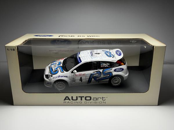 【新品】AUTOart 1/18 Ford Focus RS WRC(2003) Ford Focus RS WRC 2003 Martini Park #4 (Rally of Monte