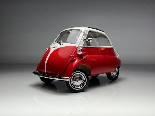 1963 Volkswagen T1 Bus Vermelho e Branco - Welly Escala