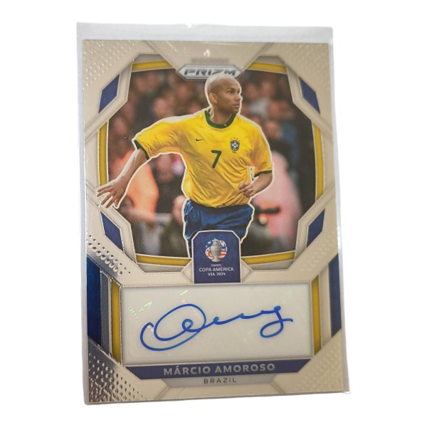 Márcio Amoroso Brasil | Panini Prizm Copa América 2024 Autógrafo