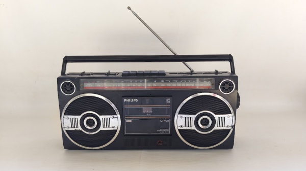 RÁDIO - PHILIPS: Antigo rádio gravador (boombox) da marca Philips