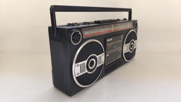 RÁDIO - PHILIPS: Antigo rádio gravador (boombox) da marca Philips