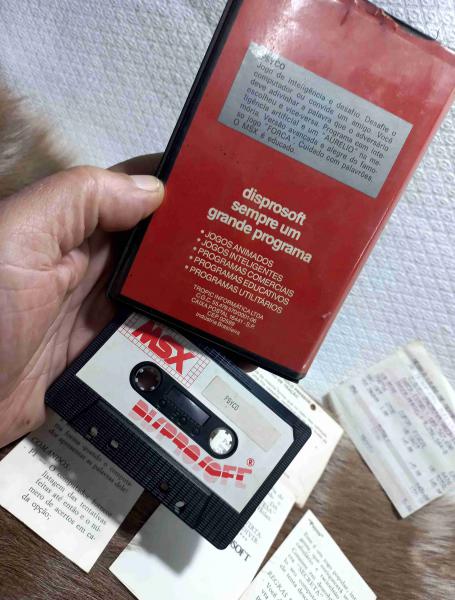 MSX HOTBIT-EXPERT- PSYCO -DISPROSOFT-JOGOS EDUCACIONAIS- Em Fita