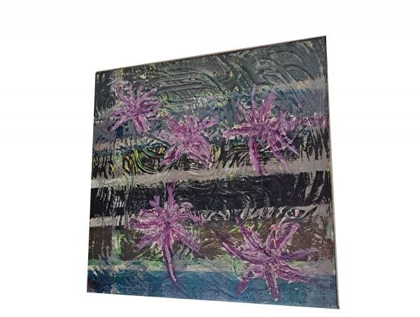 Arte . OST- Abstrato - 100 x 100 cm. foto 3