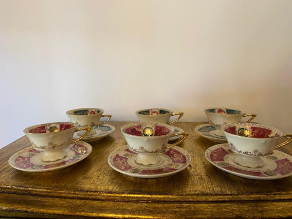 Joias . LIMOGES (França) - Magnífico terno em fina porcelana fr foto 5