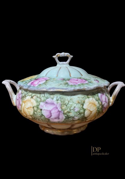 Joias . LIMOGES (França) - Magnífico terno em fina porcelana fr foto 7