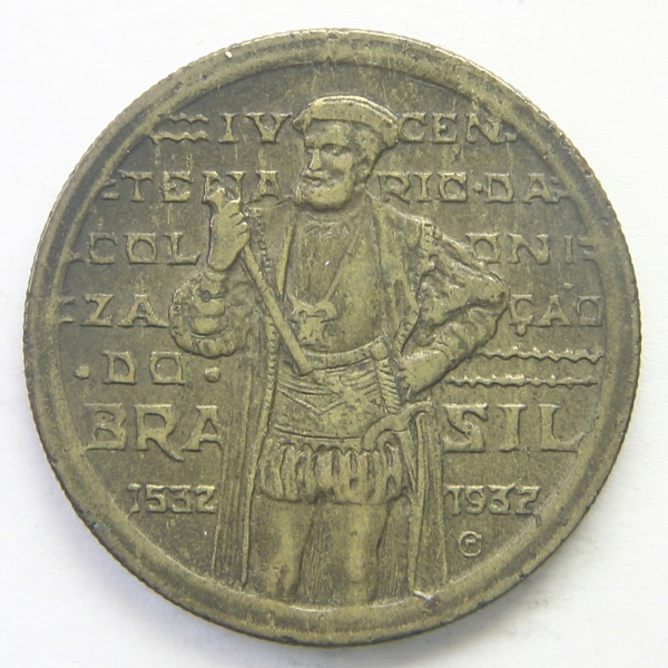 Moeda do Brasil - 1000 Réis - 1932 - SÉRIE VICENTINA