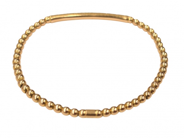 Joias . Pulseira em ouro amarelo 18k, tamanho G, com 21,5 cm de foto 7