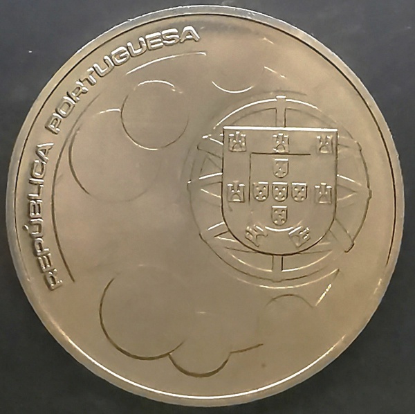 PORTUGAL - 8 EUROS - 2004 - PRATA .500 - 21,1gr - UEFA
