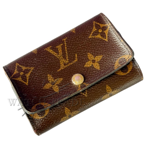 Bolsas . PORTA CARTÕES E MOEDAS LOUIS VUITTON TAIGA EM COURO. RE foto 2