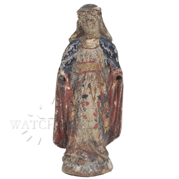 Relogios . NOSSA SENHORA DA CONCEIÇÃO EM MADEIRA POLICROMADA, RICO foto 1