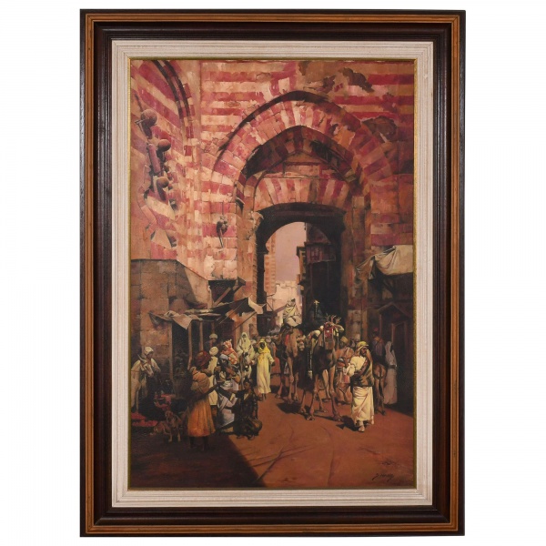 Arte . AUGUST KAMEKE (Alemanha, 1826-1899). (ATRIBUÍDO) -  Pai foto 3