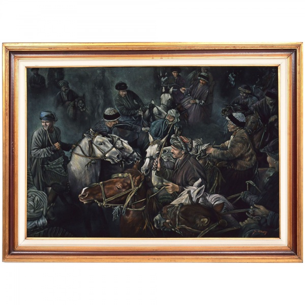Arte . AUGUST KAMEKE (Alemanha, 1826-1899). (ATRIBUÍDO) -  Pai foto 6