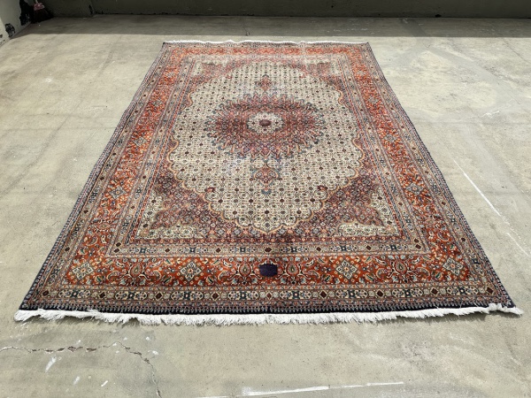 Joias . TAPETE TABRIZ PERSA ROYAL - MEDINDO 2,00 x 3,00 - FEITO foto 6