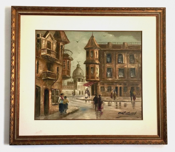 Arte . Francisco da Silva - "Aves", tempera sobre made foto 2