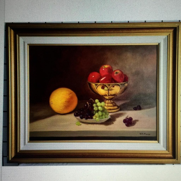 Arte . Francisco da Silva - "Aves", tempera sobre made foto 4