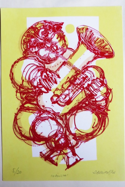 Arte . SAMICO -  " ROMANCE A GALOPE NORDESTINO"  1974 foto 4