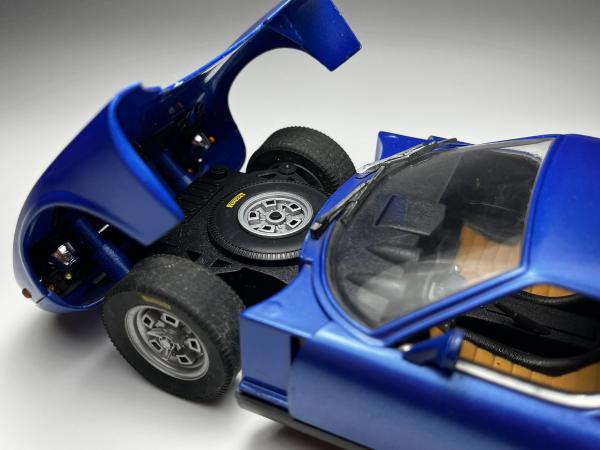 Lamborghini Miura Azul - Anson Escala 1/18 miniatura em