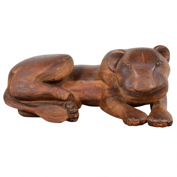 ITAMAR JULIÃO, Itamar de Pádua Lisboa (Prados, MG, 1959  2004) - Leoa - Imponente escultura em madei