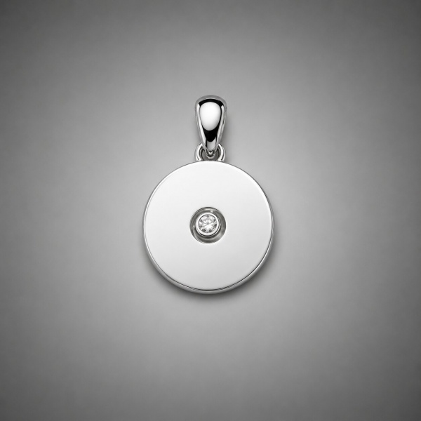Arte . Solitário Vivara em ouro branco 18k com diamante centra foto 3