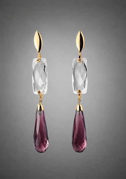 Arte . Vivara - Exuberante par de brincos em ouro rosa 18k cra foto 7