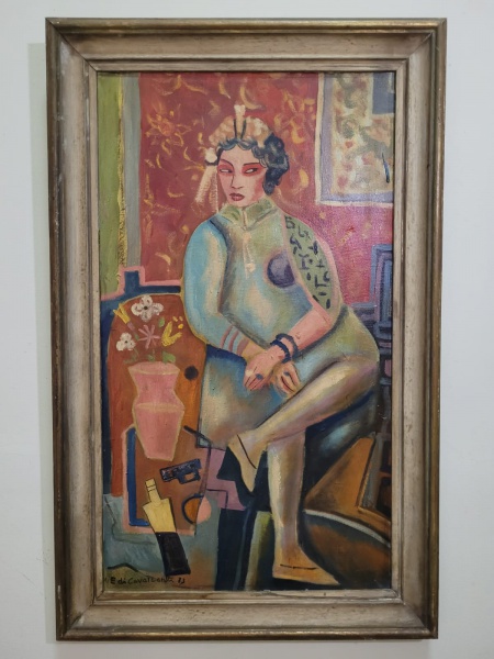 Joias . EMILIANO DI CAVALCANTI - (L20) ost medindo 38 x 67 cm e 50 x 74 cm. Datado 1973