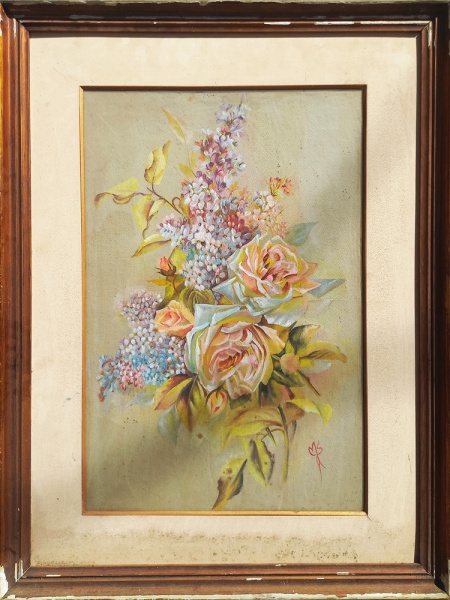 Arte . GM053, MANOEL SANTIAGO, ÓLEO SOBRE PLACA, REPRESENTANDO foto 3