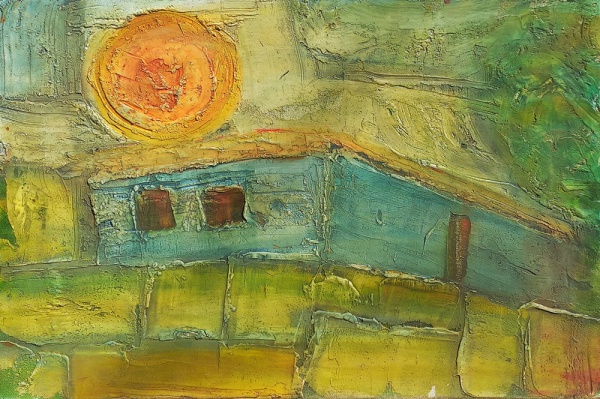 Arte . GM053, MANOEL SANTIAGO, ÓLEO SOBRE PLACA, REPRESENTANDO foto 4
