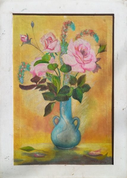 Arte . GM053, MANOEL SANTIAGO, ÓLEO SOBRE PLACA, REPRESENTANDO foto 6