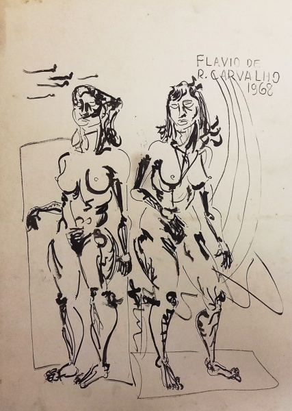 Arte . GM053, INIMÁ DE PAULA, ÓLEO SOBRE TELA, REPRESENTANDO P foto 2