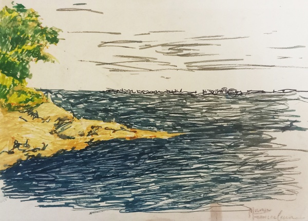 Arte . GM053, INIMÁ DE PAULA, ÓLEO SOBRE TELA, REPRESENTANDO P foto 5