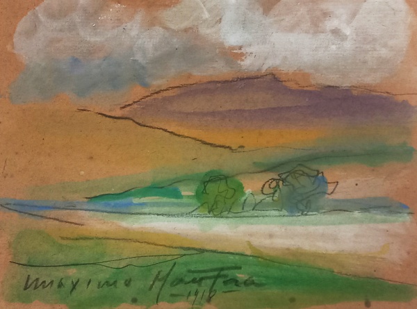 Arte . GM053, INIMÁ DE PAULA, ÓLEO SOBRE TELA, REPRESENTANDO P foto 6