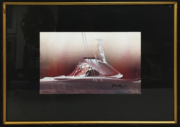 Arte . GM000, CHAROUX, ÓLEO SOBRE TELA, GEOMÉTRICO, MEDINDO 35 foto 6